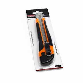 Estilete Emborrachado 18mm com Trava Automática c/3 Laminas Starfer 
