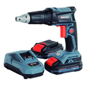 Parafusadeira Para Drywall Profissional Brushless Ancora Tools 4400rpm C/ 2 Baterias E Carregador