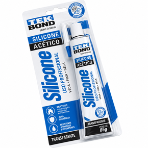 Adesivo De Silicone Acetico 50G Branco Blister