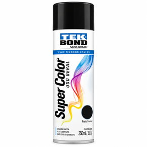 Tinta Aerossol Preto Fosco Uso Geral 350Ml / 250g