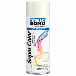Tinta Aerossol Branco Brilhante Uso Geral 350Ml / 250G