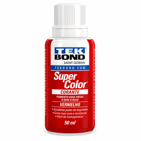Corante Liquido TEKBOND Vermelho 50ml